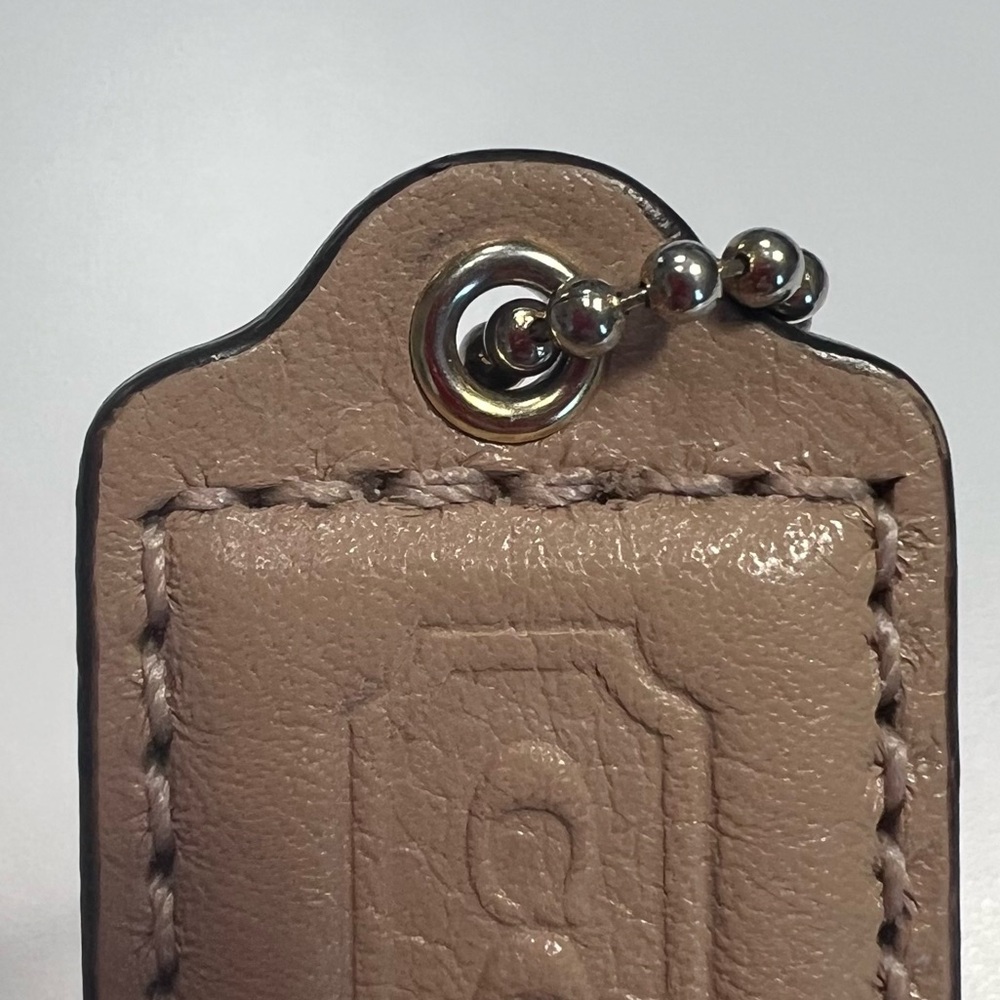 Coach Tan Bag Tag - Picture 8 of 8